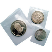 Myntpåsar med förslutningsflik, 50-pack