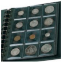Coin myntblad med svarta ramar